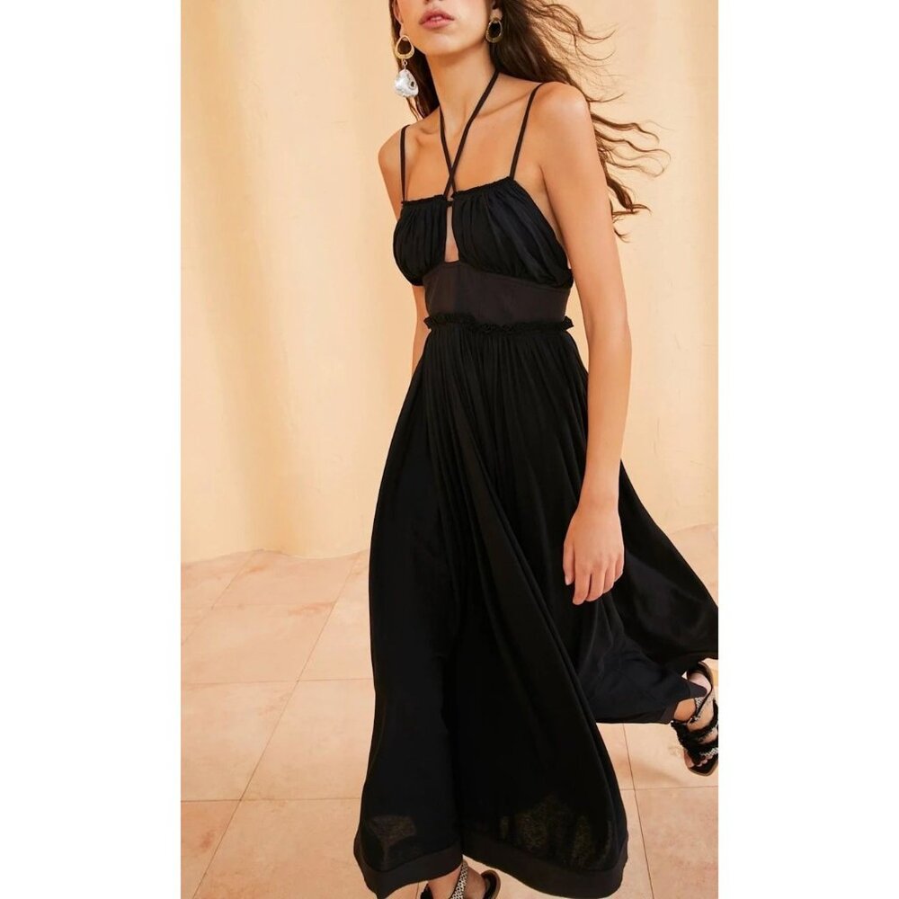 Ulla Johnson Freya Dress, Noir, Black, Size 6, NWT